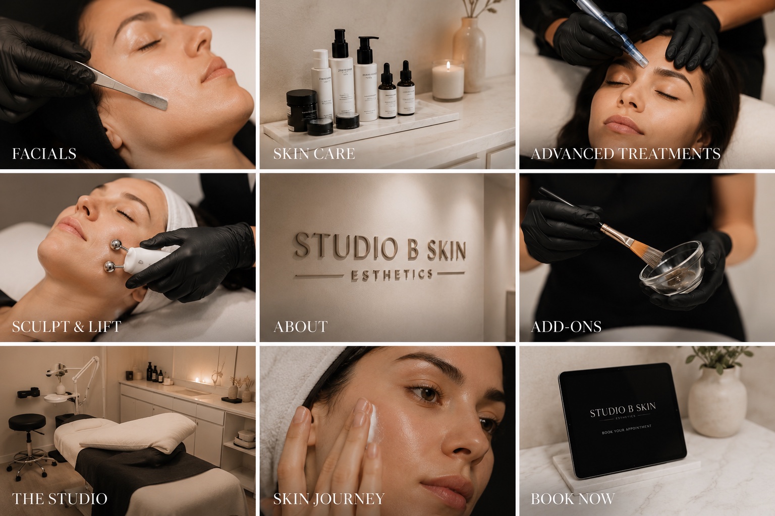 Calm hydration detail at Studio B Skin in Yucca Valley